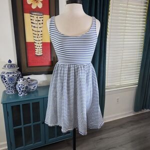 Chic Striped Mini Dress